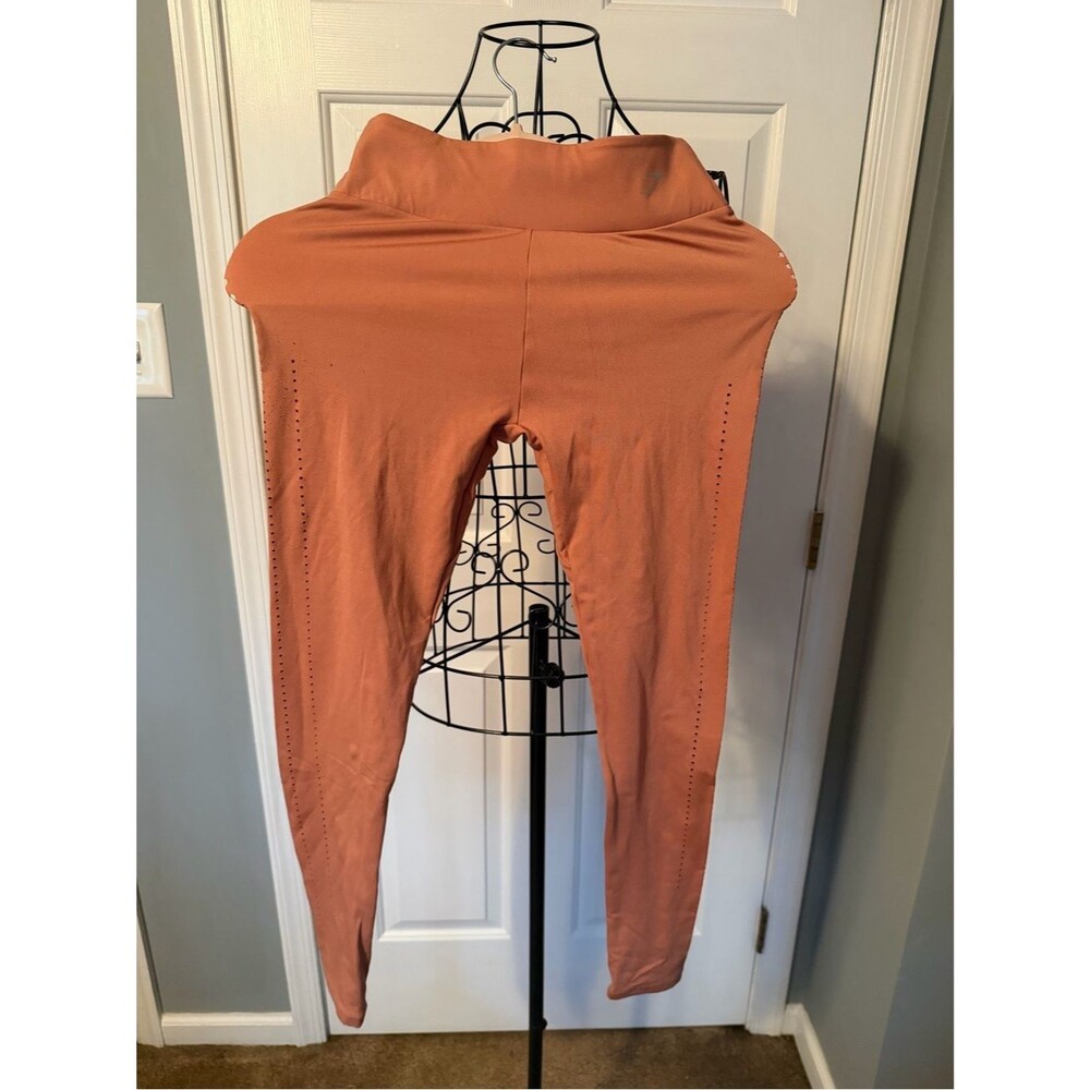 Gymshark Women's Orange and Pink Leggings